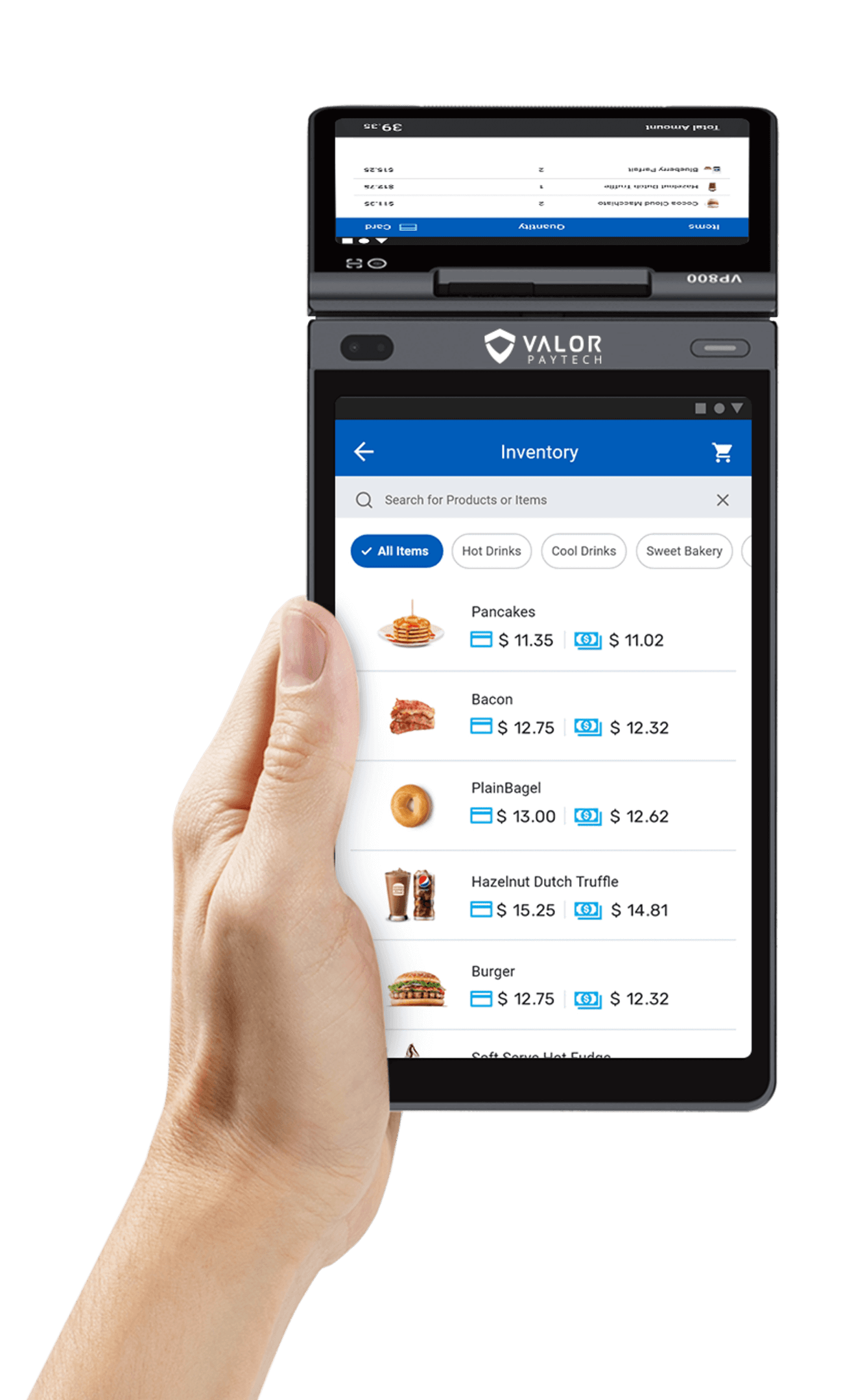 VP800 all-in-one Next-Gen POS terminal Valor PayTech