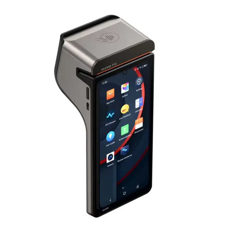 P3H-Smart Payment Terminal SUNMI P3H EN(MT8768,4G+64G,2M FF
Front+13M AF Rear Camer,SS1104,NA 4G,eSIM,Pogopin,US Adapter)